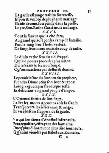 About Nostradamus prophecy