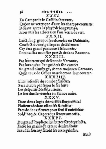 About Nostradamus prophecy