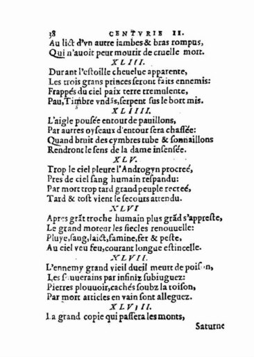 About Nostradamus prophecy