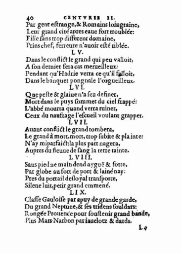 About Nostradamus prophecy