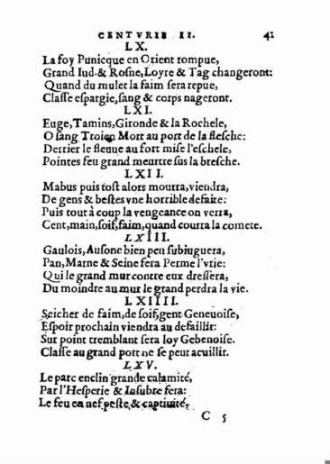 About Nostradamus prophecy