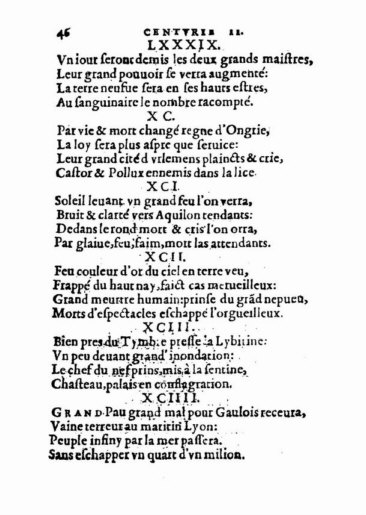 About Nostradamus prophecy