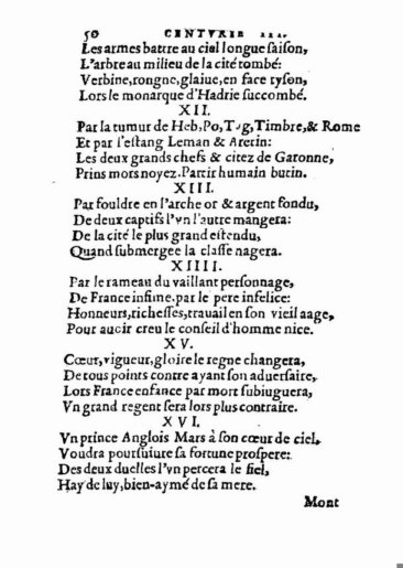 About Nostradamus prophecy