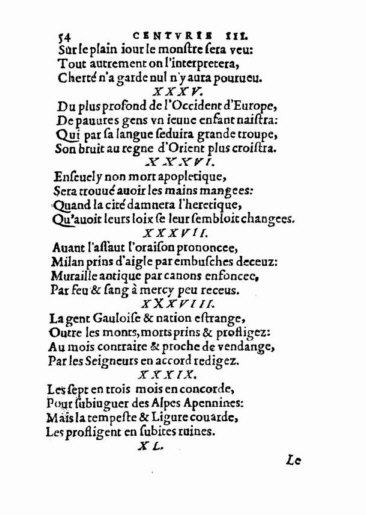 om Nostradamus Profetier