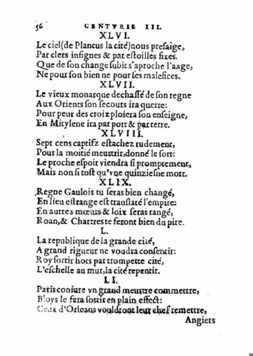 om Nostradamus Profetier