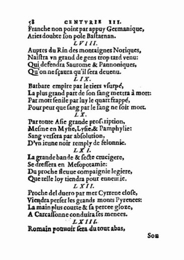 om Nostradamus Profetier