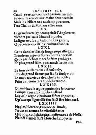 om Nostradamus Profetier