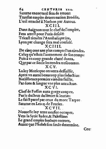 om Nostradamus Profetier