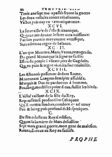 om Nostradamus Profetier