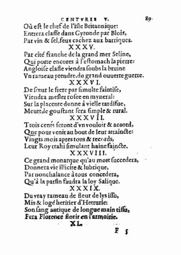 om Nostradamus Profetier