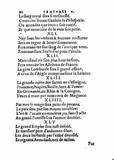 om Nostradamus Profetier