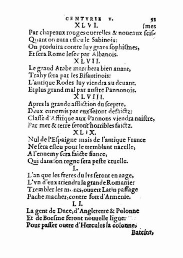 om Nostradamus Profetier