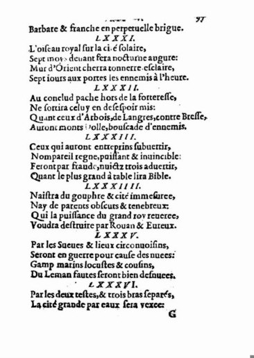 om Nostradamus Profetier