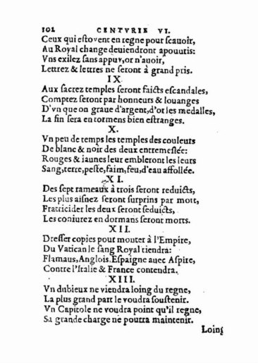 om Nostradamus Profetier