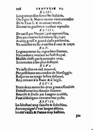 om Nostradamus Profetier