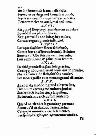 om Nostradamus Profetier