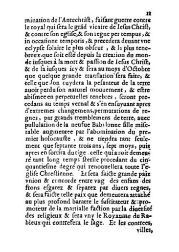 About Nostradamus prophecy