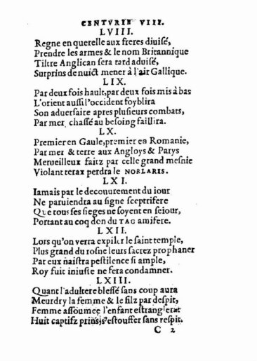 About Nostradamus prophecy