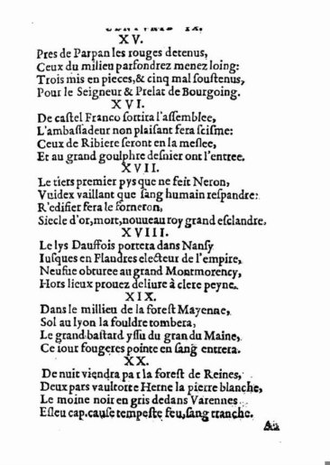 About Nostradamus prophecy