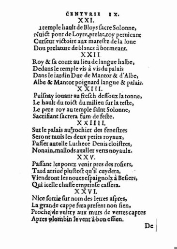 About Nostradamus prophecy