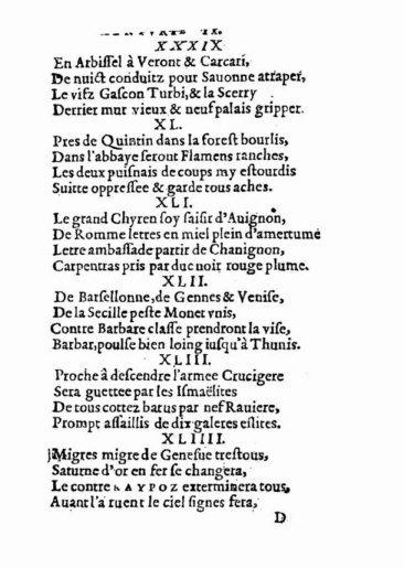 About Nostradamus prophecy