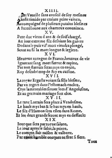 About Nostradamus prophecy