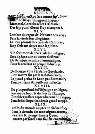 About Nostradamus prophecy