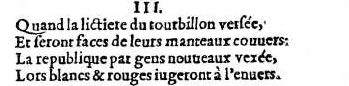 Nostradamus - Benoist Rigaud 1568