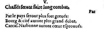 Nostradamus - Benoist Rigaud 1568