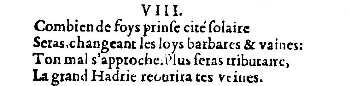 Nostradamus - Benoist Rigaud 1568