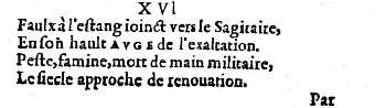 Nostradamus - Benoist Rigaud 1568