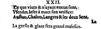 Nostradamus - Benoist Rigaud 1568