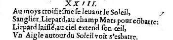 Nostradamus - Benoist Rigaud 1568