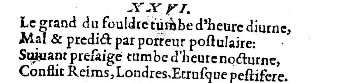 Nostradamus - Benoist Rigaud 1568