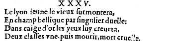 Nostradamus - Benoist Rigaud 1568