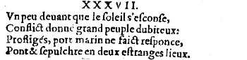 Nostradamus - Benoist Rigaud 1568