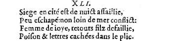 Nostradamus - Benoist Rigaud 1568