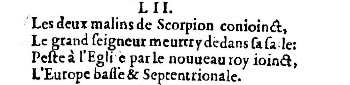 Nostradamus - Benoist Rigaud 1568