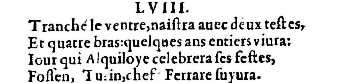 Nostradamus - Benoist Rigaud 1568