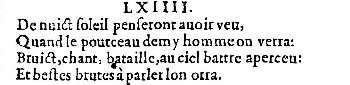 Nostradamus - Benoist Rigaud 1568