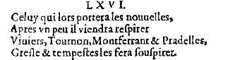 Nostradamus - Benoist Rigaud 1568