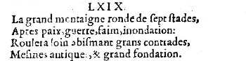 Nostradamus - Benoist Rigaud 1568