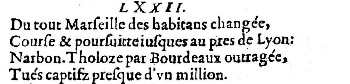 Nostradamus - Benoist Rigaud 1568