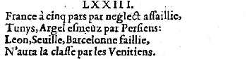 Nostradamus - Benoist Rigaud 1568