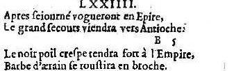 Nostradamus - Benoist Rigaud 1568