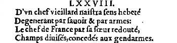 Nostradamus - Benoist Rigaud 1568