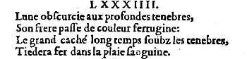 Nostradamus - Benoist Rigaud 1568