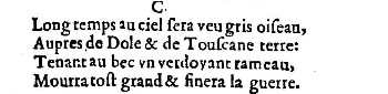 Nostradamus - Benoist Rigaud 1568