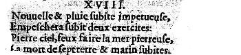 Nostradamus - Benoist Rigaud 1568