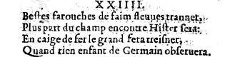 Nostradamus - Benoist Rigaud 1568